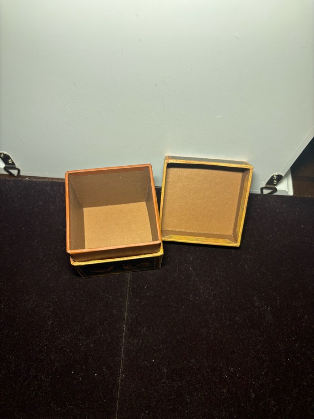Farmhouse Nested Storage Boxes - Rust and Black - Picture 12 of 13